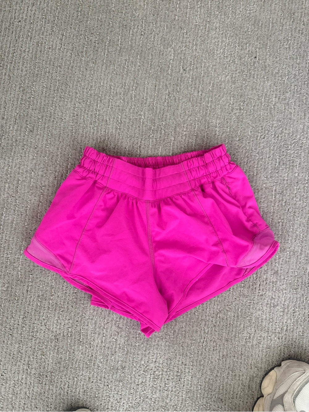 Pink Lululemon 2.5 Hotty Hot Shorts